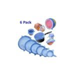 Pack de 6 couvercles en silicone alimentaire – Image 2