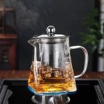350ml Théière en verre solide résistant à la chaleur – Image 2