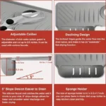 Égouttoir de Robinet en Silicone – Pratique et Flexible – Image 4
