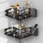 Set de 2 étagères de rangement salle de bain – Image 2