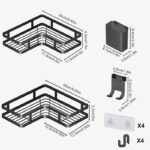 Set de 2 étagères de rangement salle de bain – Image 5