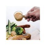 Saucière en verre avec manche en bois 50ml – Image 3