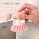 Brosse nettoyage avec réservoir liquide vaisselles – Image 7