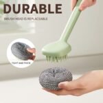 Brosse en maille avec longue manche - Image 4