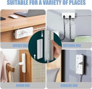 Support adhésif mural pour multiprise électrique, routeur WIFI, boîte à mouchoirs et autres - Image 2