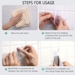 Set de 4 crochets adhésif transparent multifonctions – Image 5