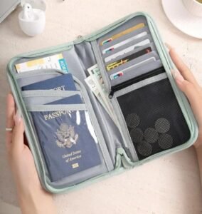 Organisateur portefeuilles, passeport, argents et autres parfaite pour voyage - Image 5