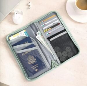 Organisateur portefeuilles, passeport, argents et autres parfaite pour voyage - Image 3
