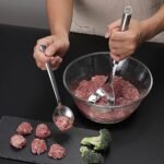 Cuillères à boulettes de viande en acier inoxydable