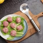 Cuillères à boulettes de viande en acier inoxydable – Image 3