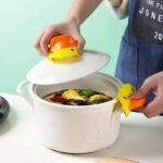 2 clips en silicone anti-brûlure