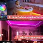 Bande lumière led 5 mètres avec télécommande et contrôle via application de téléphone – Image 10
