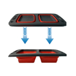 Égouttoir Pliable en Silicone pour Fruits et Légumes – Praticité et Gain de Place – Image 2