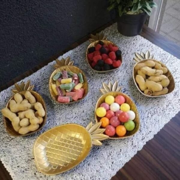 pack de 3 assiettes pour fruits secs, amuses bouches...