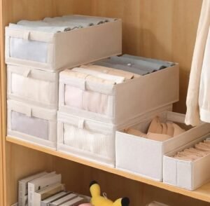 Box de rangement pliable en tissu...