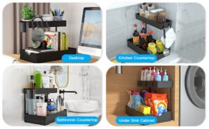 Rangement Sous évier Coulissant 2 niveaux – Image 4