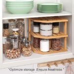 Étagère d'angle en bambou