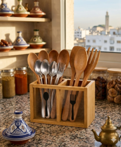 Range-Couverts Duo en Bambou