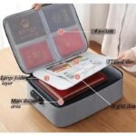 Sac de rangement multifonctionnelle pour documents verouillable – Image 6