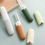 Éplucheur & Couteau 2-en-1 Compact en vert