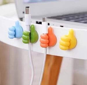 support de câbles adhésifs en forme de "Pouce Levé"