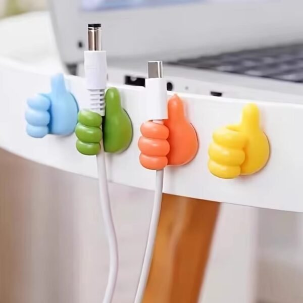 support de câbles adhésifs en forme de "Pouce Levé"