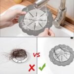 Bouchon et Filtre évier en silicone avec ventouse de fixation – Image 3