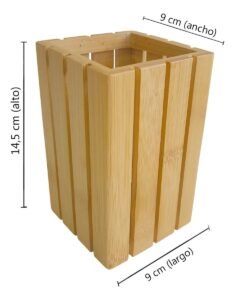 Range-Couverts Design en Bambou – Image 3