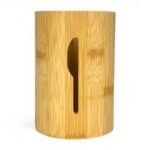 Range-Couteaux Cylindrique en Bambou – Image 5