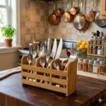 Range-Couverts Design en Bambou