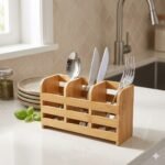 Range-Couverts Design en Bambou – Image 2