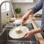 Brosse de Cuisine avec manche en Bambou