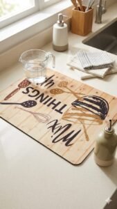 Tapis de Cuisine Égouttoir Absorbant 40X30cm