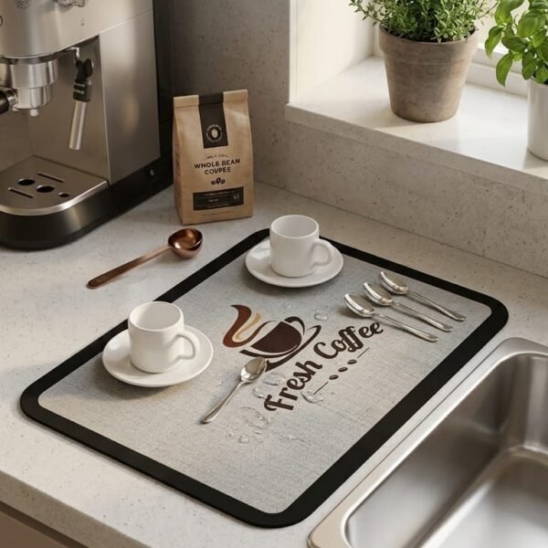 Tapis de Cuisine Égouttoir Absorbant 40X30cm